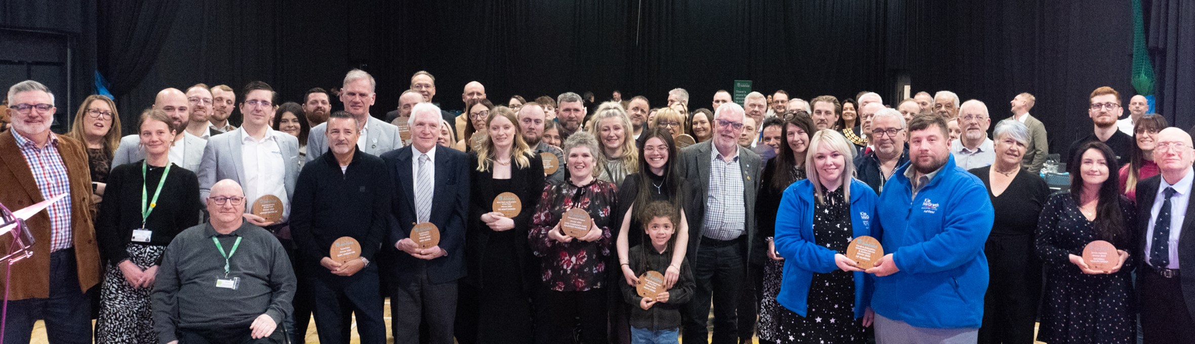 The winners of the 2024 Discover Ashfield Awards