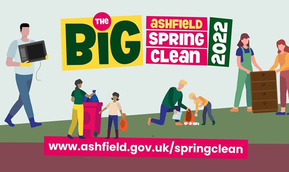 Bring Ashfield Spring Clean logo