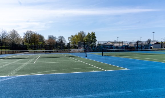 Tennis courts at Kingsway Park