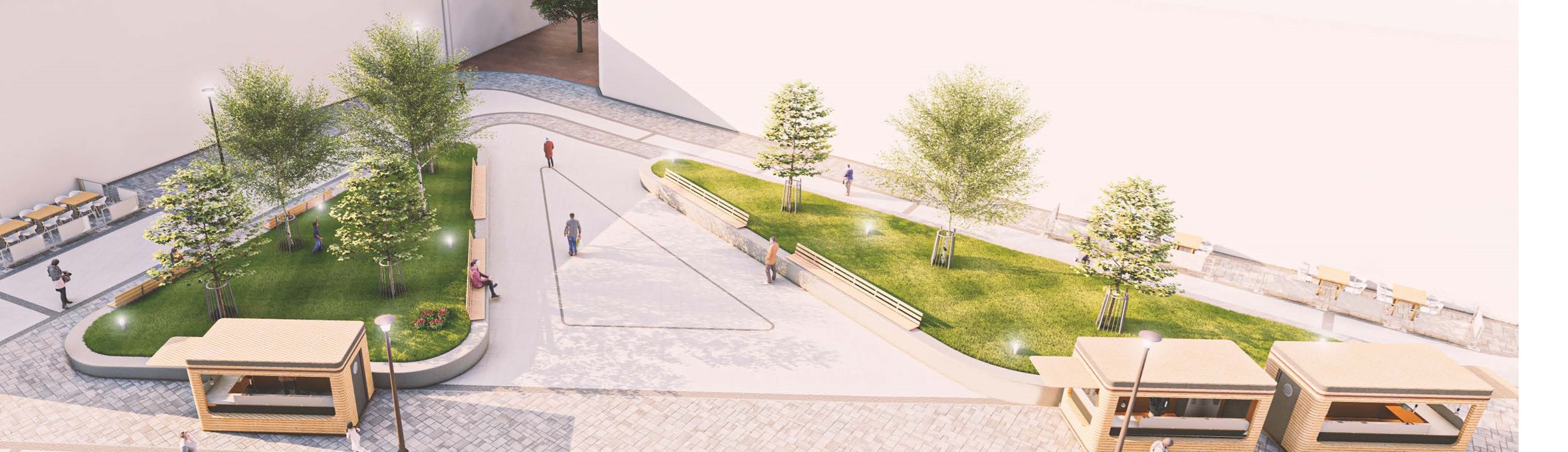 Artist impression of Portland Square