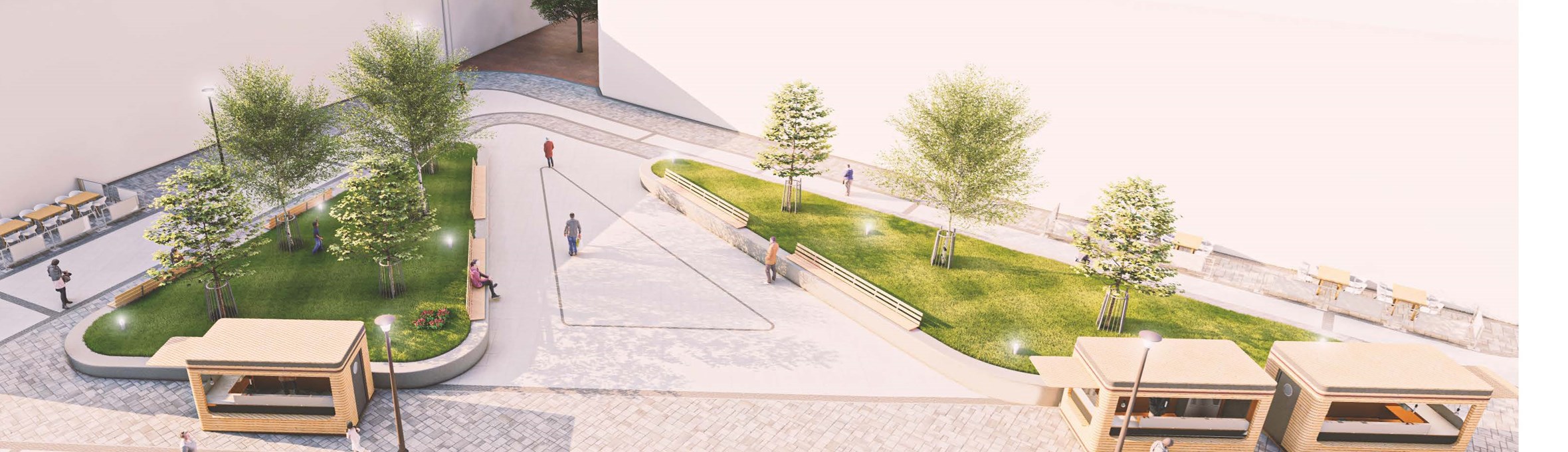 Artist impression of Portland Square 