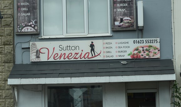 The Venezia takeaway business where Parsi used to work