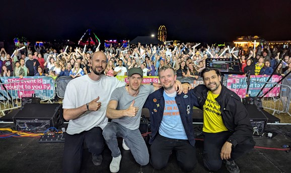 The Coldplay Tribute closed Hucknall Fest