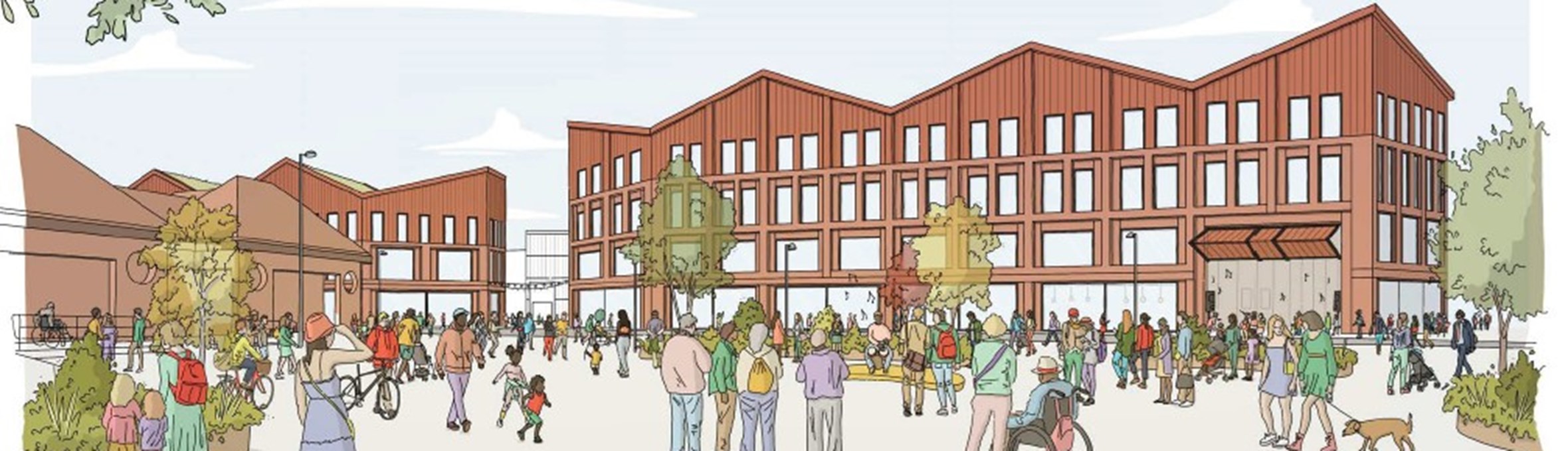 Artist impression of North Kirkby Gateway