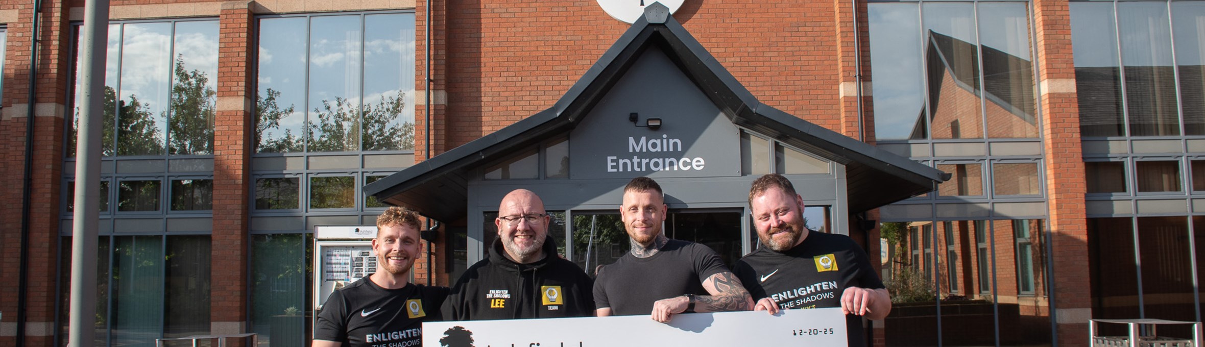 Rory Green, Lee Giles, Councillor Dale Grounds and Stephen Rose.