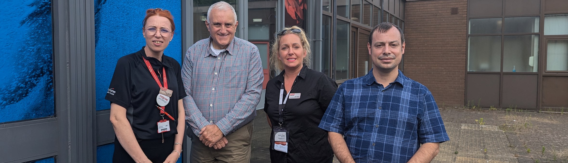 Amy Vernon, Cllr Dave Shaw, Jennifer Taylor and Cllr Lee Waters