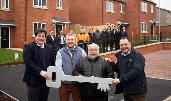 Cllrs Jason Zadrozny, Andy Meakin, Tom Hollis and Simon Hope from the Lindum Group 