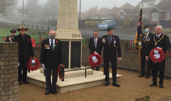 Remembrance Service 2020 at Selston War Memorial
