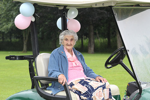 Kerry Waudby - Mrs Alcocks 105th Birthday Wish
