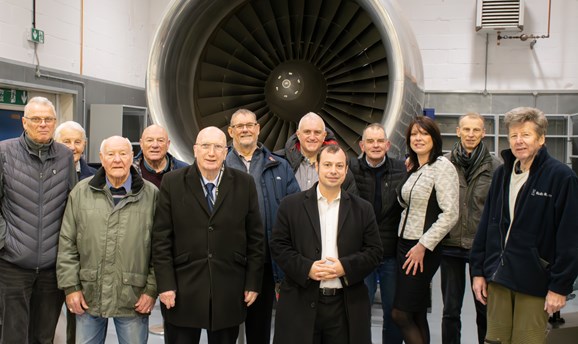 Councillors visited the Hucknall Flight Test Museum
